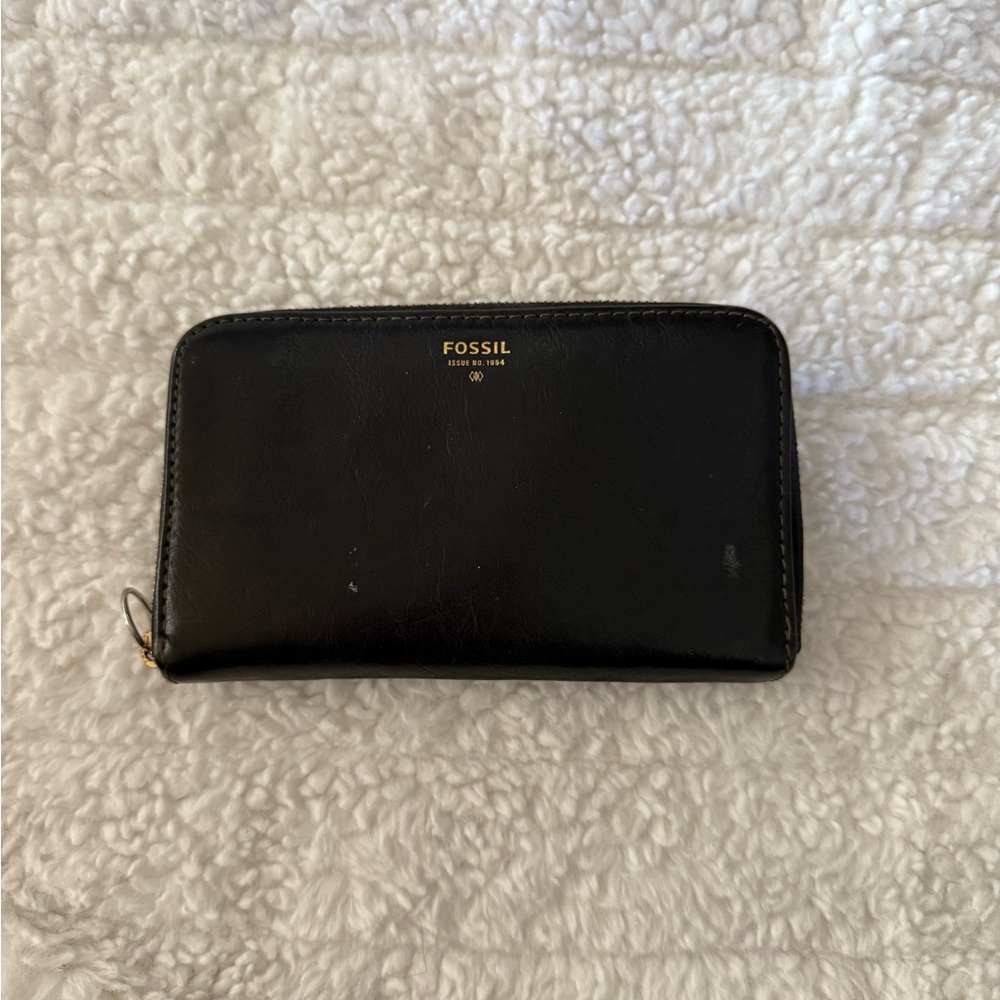 Fossil Black Leather Wallet